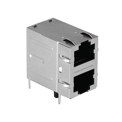 G10X-288S7-QQ by Kycon, Inc. - CONNECTOR JACK 2PORT 1000 BASE-T PCB