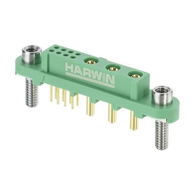 G125-FV104F3-04AB000P by Harwin Inc. - CONNECTOR HDR FMALE 4PWR + 4SIGNAL