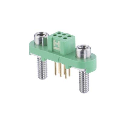 G125-FV10605F3R by Harwin Inc. - CONNECTOR RECPT 6POS 0.049 GOLD PCB