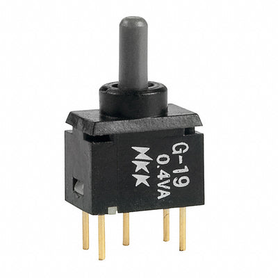 G19AP by NKK Switches - SWITCH TOGGLE SPDT 0.4VA 28V
