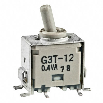 G3T12AB by NKK Switches - SWITCH TOGGLE SPDT 0.4VA 28V
