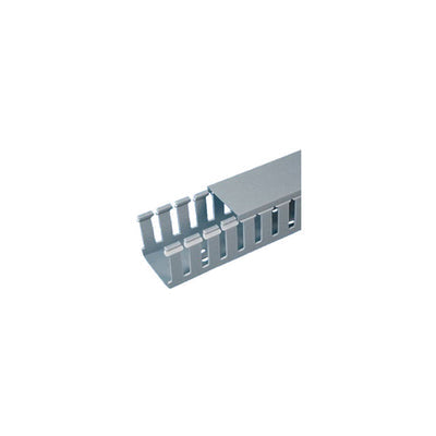 G3X1LG6 by Panduit Corp - WIRE DUCT SLOTTED SCREW 6' GRAY