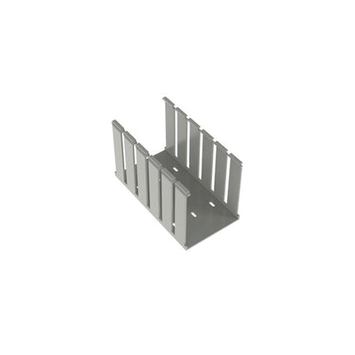 G4X5LG6 by Panduit Corp - WIRE DUCT SLOTTED SCREW 6' GRAY