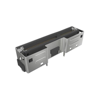 G64V32312HR by Amphenol ICC (Commercial Products) - CONNECTOR EDGE DUAL FMALE 84POS 0.024