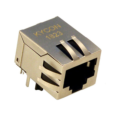 G8X-188S7-BP by Kycon, Inc. - CONNECTOR JACK 1PORT 100 BASE-T PCB