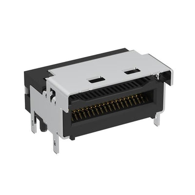 G97R21322HR by Amphenol ICC (Commercial Products) - MCIO, R/A, 85OHM, 38 PIN, 30U"",