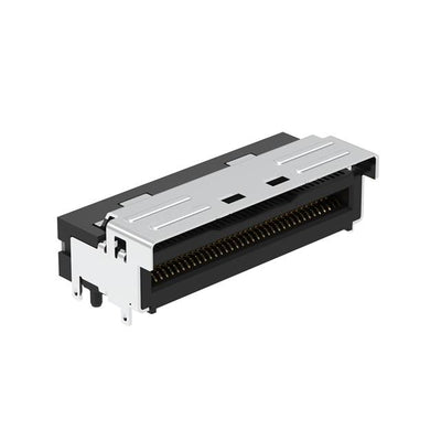 G97R22352HR by Amphenol ICC (Commercial Products) - MCIO, R/A, 85OHM, 74 PIN, 30U"",
