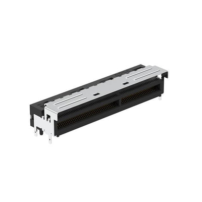 G97R24322HR by Amphenol ICC (Commercial Products) - MCIO, R/A, 85OHM, 124 PIN, 30U"",
