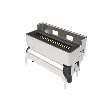 G97V21322HR by Amphenol ICC (Commercial Products) - MCIO, V/T, 85OHM, 38 PIN, 30U"",2
