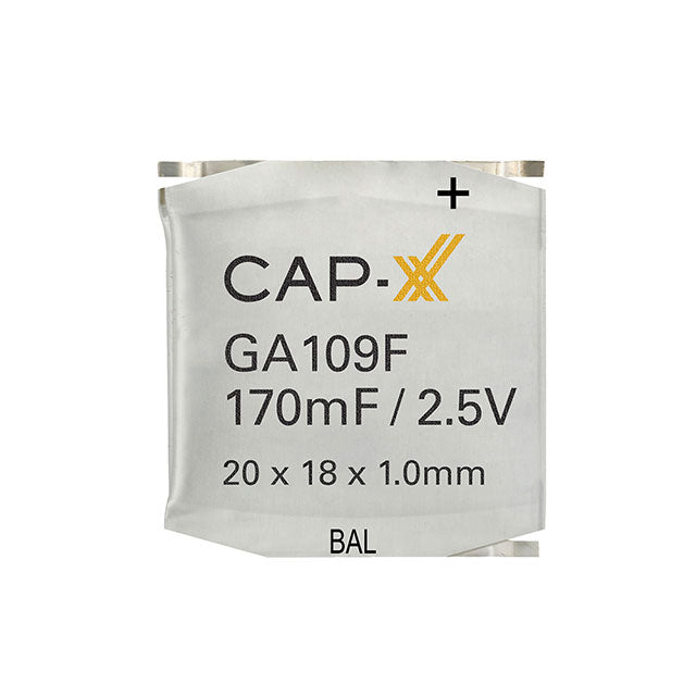 GA109F by CAP-XX Ltd Supercapacitors - CAP 170MF 2.5V -40-+70C