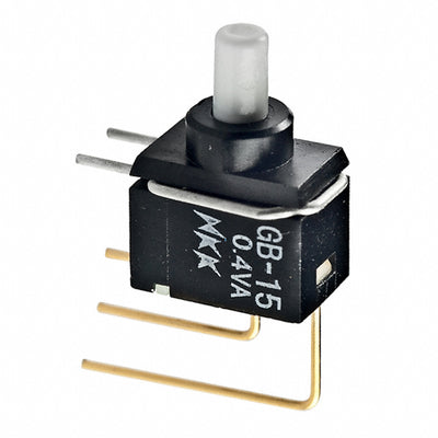 GB15AV by NKK Switches - PUSH SWITCH SPDT 0.4VA 28V