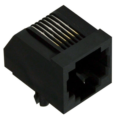 GDLX-N-66 by Kycon, Inc. - CONNECTOR MOD JACK 6P6C VERT UNSHLD