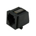 GDX-N-88 by Kycon, Inc. - MODJACK RT< 8P8C W/O PNL STP BLK