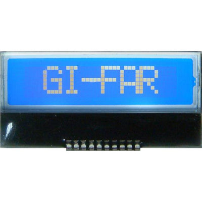 GFA0801A-BNFE-JES by Gi Far technology Co., Ltd - GFG008001A001(8x1,STN-B,White,34