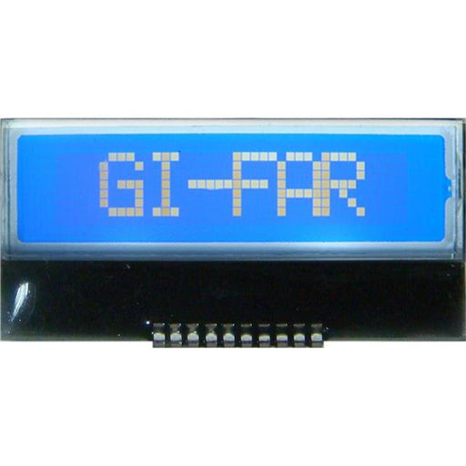 GFA0801A-BNFE-JES by Gi Far technology Co., Ltd - GFG008001A001(8x1,STN-B,White,34
