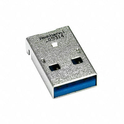 GSB316441CEU by Amphenol ICC (Commercial Products) - CONNECTOR PLUG USB3.0 TYPEA 9P SMD RA