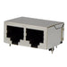 GSGX-NS-2-88-50 by Kycon, Inc. - GANGJACK 2PORT RT< 8P8C SHIELD B