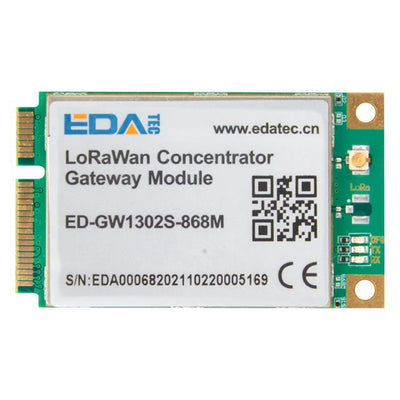 ED-GW1302S-868M by EDATEC - LORAWAN SX1302 LORAGATEWAY PCIE