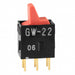 GW22LCP by NKK Switches - ROCKER SWITCH DPDT0.4VA 28V