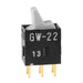 GW22LHP by NKK Switches - ROCKER SWITCH DPDT0.4VA 28V