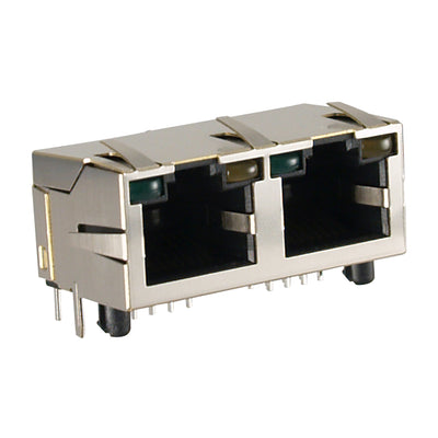 GWLGX-S1288-G/Y by Kycon, Inc. - GANGJACK RT<2 PORT 8P8C SHIELDED