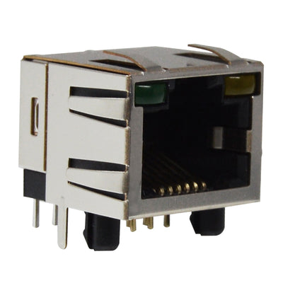 GWLX-S9-88-G/Y-50 by Kycon, Inc. - MODJACK LOW/PROF RT< 8P8C SHIELD