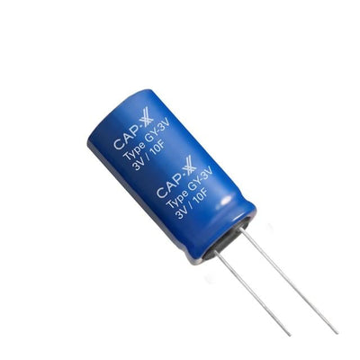 GY13R01B020V106R by CAP-XX Ltd Supercapacitors - CAP 10F 3V -40-+65C T/H
