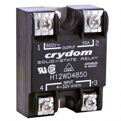 H12WD4850PGH by Sensata-Crydom - SOLIDSTATE RELAY SPST-NO 50A 48-660V