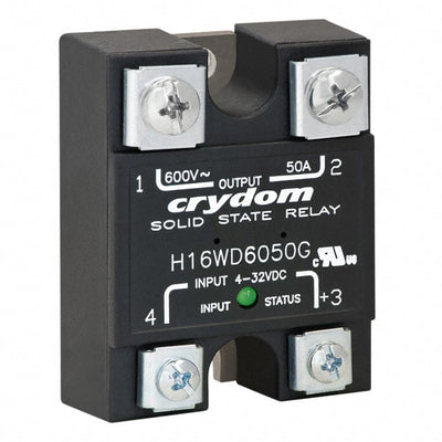 H16WD6050G by Sensata-Crydom - SOLIDSTATE RELAY SPST-NO 50A 48-660V