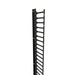 H1VFM45UBK by Hammond Manufacturing - 45U 24W H1 VERTICAL FINGER MGR