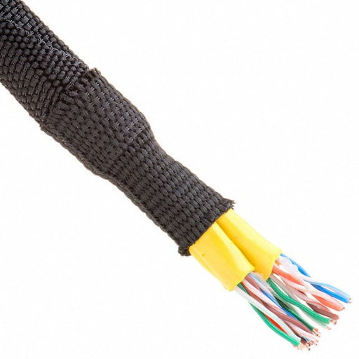H2F0.48BK100 by Techflex - 2:1 FAB HEATSHRINK BLK 12MM 100
