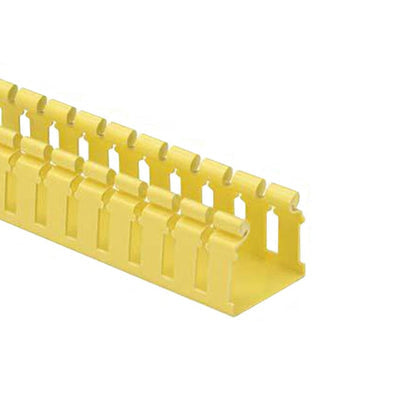 H2X2YL6 by Panduit Corp - WIRE DUCT SLOTTED SCREW 6' YLW