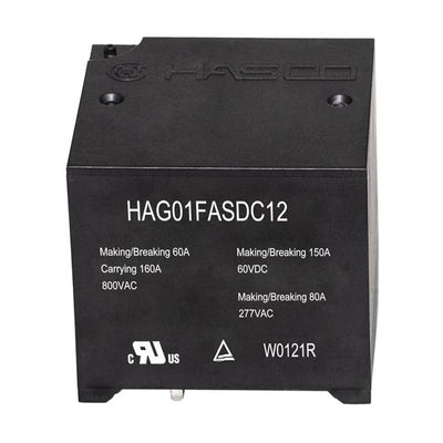 HAG01FASDC12 by Hasco Relays - RELAY SPST 160A 12V