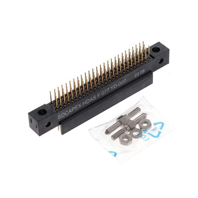 HDASF077YD-000 by Amphenol Aerospace Operations - HDAS PLUG 77 STRAIGHT PC TAIL CO