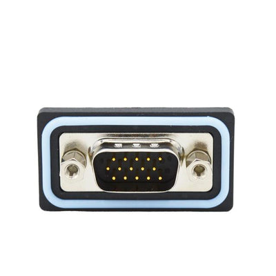 HDF-R15-113L462 by NorComp Inc. - CONNECTOR D-SUB HD PLUG 15P R/A SLDR