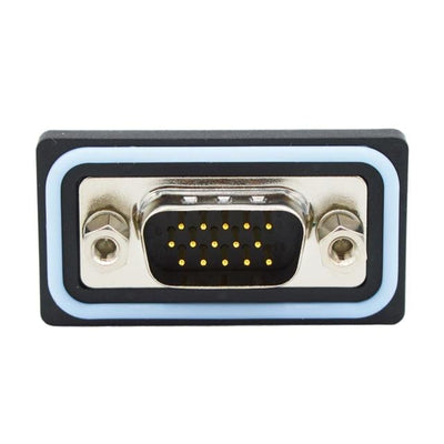 HDF-S15-103L012 by NorComp Inc. - CONNECTOR D-SUB HD PLUG 15POS PNL MNT