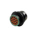 HDP24-18-14SN by TE Connectivity Deutsch Connectors - CONNECTOR RECPT HSG FMALE 14POS PNL MT