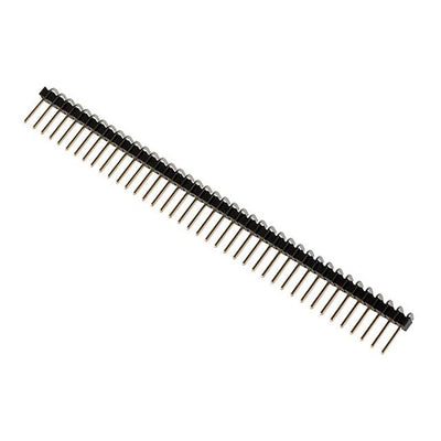 HDR100IMP40M-G-RA-TH by Chip Quik Inc. - CONNECTOR HEADER R/A 40POS 2.54MM