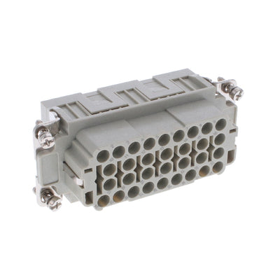 HEE-032-F by TE Connectivity AMP Connectors - INSERT FML 32POS+1GND HEE-032-F