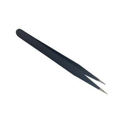 HH000014 by OSEPP Electronics LTD - TWEEZER STRAIGHT BLACK NON E