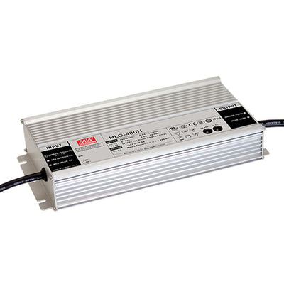 HLG-480H-54B by MEAN WELL USA Inc. - LED DRVR CC/CV AC/DC 27-54V 8.9A