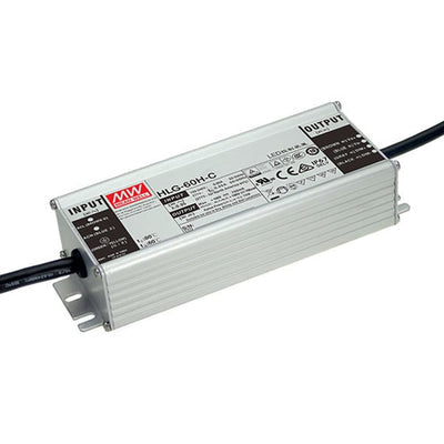 HLG-60H-C700A by MEAN WELL USA Inc. - LED DRVR CC AC/DC 50-100V 700MA