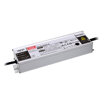 HLG-80H-C700A by MEAN WELL USA Inc. - LED DRVR CC AC/DC 64-129V 700MA
