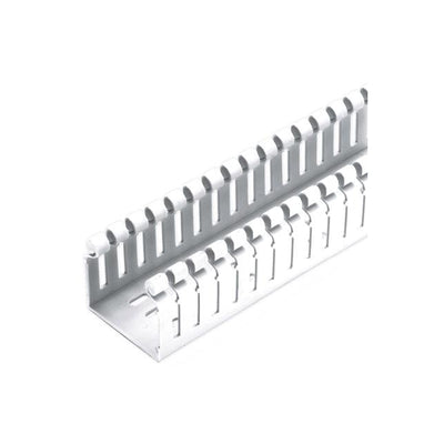 HN1.5X3WH6 by Panduit Corp - WIRE DUCT SLOTTED SCREW 6' WHITE