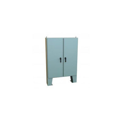 HN4FM726012 by Hammond Manufacturing - N4 3-PT DBL DOOR FLOORMOUNT