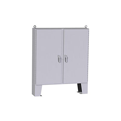 HN4FM604812SS by Hammond Manufacturing - N4X 3-PT DBL DOOR FLOORMOUNT