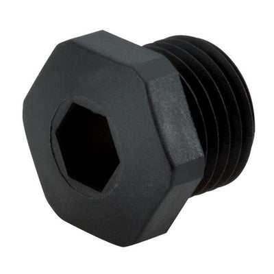 HP-09-BK by Sealcon - HEX PLUG NYLON PG9 BLACK