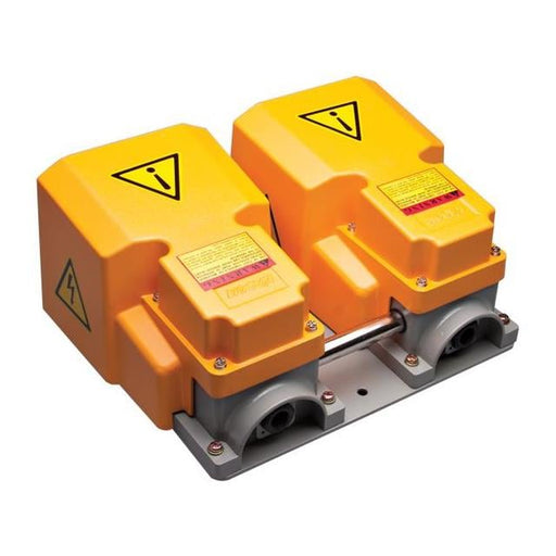 HRF-HD202P by Kacon - FOOT SWITCH 1NO1NCX2 IP54 AL-DIE
