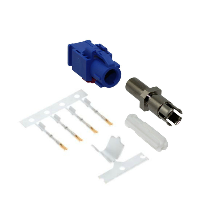 HSD-04C-S-SD-SG-C4 by Adam Tech - CONNECTOR FAKRA HIGH SPEED DATA 4POS