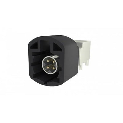 HSDNARPPCB18A by Amphenol ICC (Commercial Products) - HSD 4+0 R/A T/H CODE A